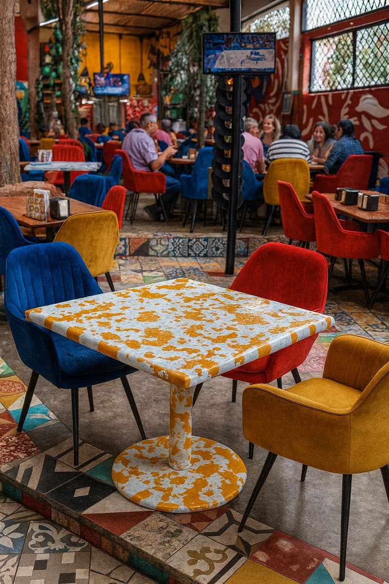 Mobiliario personalizado para restaurantes y franquicias