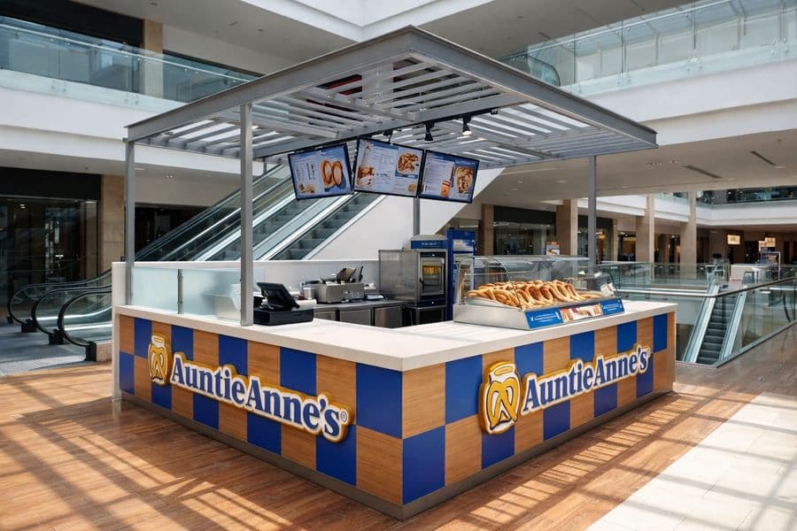 Auntie Anne's · Kiosko de franquicia